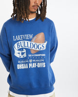 Vintage 1996 Lakeview High School Bulldogs Football Sweatshirt <br>L , The Real Deal , newtown, sydney, australia, thrift store, opshop, preloved, secondhand, sustainable, retro, antique, 70s, 80s, 90s, 2000s, 00s, fashion, clothing, streetwear, trendy, garment, style, boutique, store, shop, archive, sale, cheap, best, top