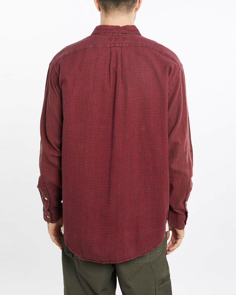 Vintage, 90s, Polo, Ralph, Lauren, Button, Up, Shirt, The Real Deal, size extra large, colour Burgundy, newtown, sydney, australia, thrift store, opshop, preloved, secondhand, sustainable, retro, antique, 70s, 80s, 90s, 2000s, 00s, fashion, clothing, streetwear, trendy, garment, style, boutique, store, shop, archive, sale, cheap, best, top, Shirts