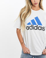 Vintage, 90s, Adidas, Gymnastics, Tee, The Real Deal, size small, colour Grey, newtown, sydney, australia, thrift store, opshop, preloved, secondhand, sustainable, retro, antique, 70s, 80s, 90s, 2000s, 00s, fashion, clothing, streetwear, trendy, garment, style, boutique, store, shop, archive, sale, cheap, best, top, T-Shirts