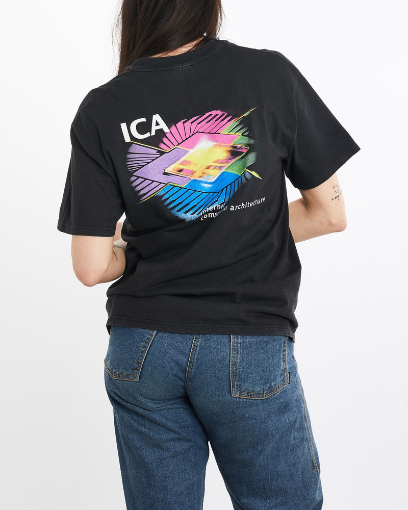 Vintage, 90s, GE, Internet, Component, Architecture', Tech, Tee, The Real Deal, size large, colour Black, newtown, sydney, australia, thrift store, opshop, preloved, secondhand, sustainable, retro, antique, 70s, 80s, 90s, 2000s, 00s, fashion, clothing, streetwear, trendy, garment, style, boutique, store, shop, archive, sale, cheap, best, top, T-Shirts