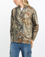 Vintage, Realtree, Camo, Quarter, Zip, Sweatshirt, The Real Deal, size medium, colour Green, newtown, sydney, australia, thrift store, opshop, preloved, secondhand, sustainable, retro, antique, 70s, 80s, 90s, 2000s, 00s, fashion, clothing, streetwear, trendy, garment, style, boutique, store, shop, archive, sale, cheap, best, top, Sweats and hoodies