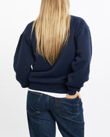 Vintage, 90s, NCAA, Notre, Dame, Fighting, Irish, Sweatshirt, The Real Deal, size medium, colour Navy, newtown, sydney, australia, thrift store, opshop, preloved, secondhand, sustainable, retro, antique, 70s, 80s, 90s, 2000s, 00s, fashion, clothing, streetwear, trendy, garment, style, boutique, store, shop, archive, sale, cheap, best, top, Sweats and hoodies