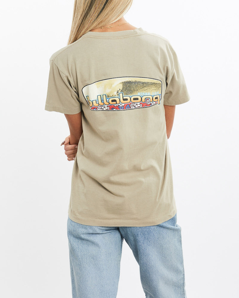 Vintage, 90s, Billabong, Surf, Tee, The Real Deal, size extra small, colour Beige, newtown, sydney, australia, thrift store, opshop, preloved, secondhand, sustainable, retro, antique, 70s, 80s, 90s, 2000s, 00s, fashion, clothing, streetwear, trendy, garment, style, boutique, store, shop, archive, sale, cheap, best, top, T-Shirts