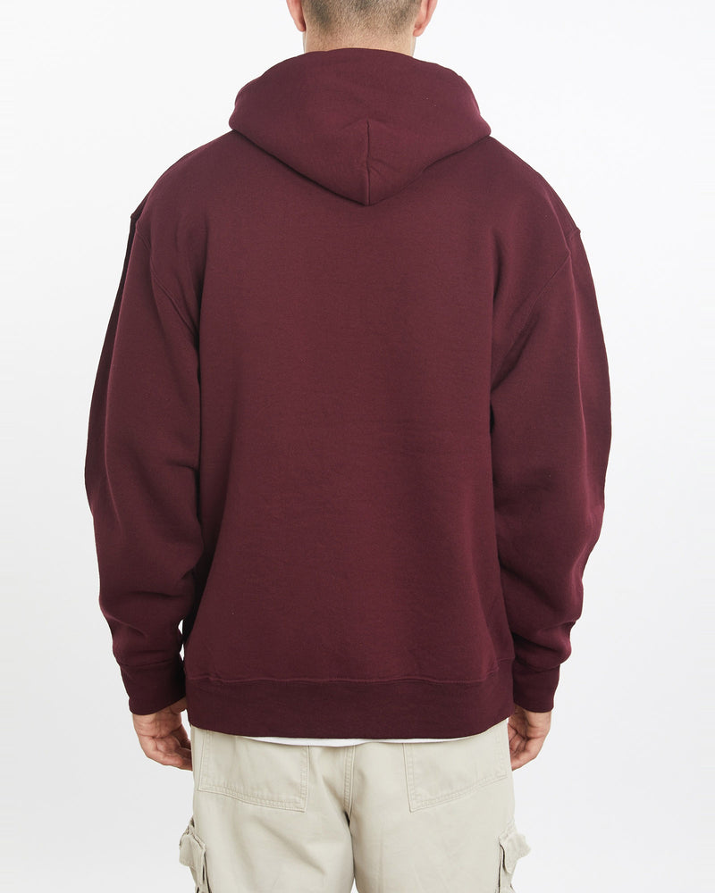 Vintage, 90s, Russell, Athletic, Hooded, Sweatshirt, The Real Deal, size double extra large, colour Burgundy, newtown, sydney, australia, thrift store, opshop, preloved, secondhand, sustainable, retro, antique, 70s, 80s, 90s, 2000s, 00s, fashion, clothing, streetwear, trendy, garment, style, boutique, store, shop, archive, sale, cheap, best, top, Sweats and hoodies