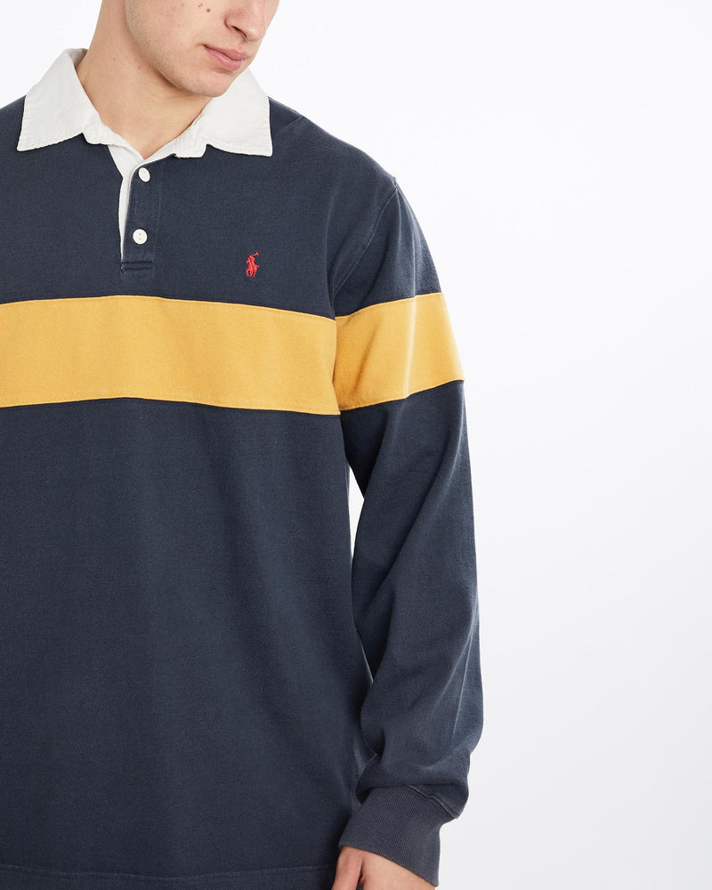 Vintage, 90s, Polo, Ralph, Lauren, Rugby, Shirt, The Real Deal, size double extra large, colour Multicolour, newtown, sydney, australia, thrift store, opshop, preloved, secondhand, sustainable, retro, antique, 70s, 80s, 90s, 2000s, 00s, fashion, clothing, streetwear, trendy, garment, style, boutique, store, shop, archive, sale, cheap, best, top, Shirts