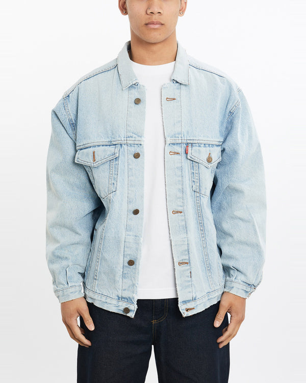 Vintage, Levi's, Denim, Jacket, The Real Deal, size large, colour Blue, newtown, sydney, australia, thrift store, opshop, preloved, secondhand, sustainable, retro, antique, 70s, 80s, 90s, 2000s, 00s, fashion, clothing, streetwear, trendy, garment, style, boutique, store, shop, archive, sale, cheap, best, top, Jackets