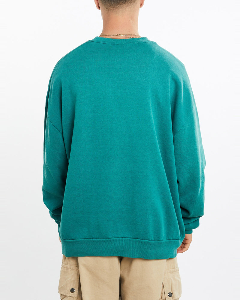 Vintage, 90s, Nike, Sweatshirt, The Real Deal, size extra large, colour Green, newtown, sydney, australia, thrift store, opshop, preloved, secondhand, sustainable, retro, antique, 70s, 80s, 90s, 2000s, 00s, fashion, clothing, streetwear, trendy, garment, style, boutique, store, shop, archive, sale, cheap, best, top, Sweats and hoodies