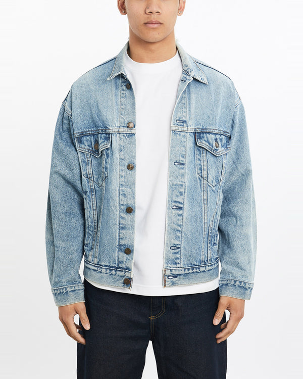 Vintage, Levi's, Denim, Jacket, The Real Deal, size large, colour Blue, newtown, sydney, australia, thrift store, opshop, preloved, secondhand, sustainable, retro, antique, 70s, 80s, 90s, 2000s, 00s, fashion, clothing, streetwear, trendy, garment, style, boutique, store, shop, archive, sale, cheap, best, top, Jackets