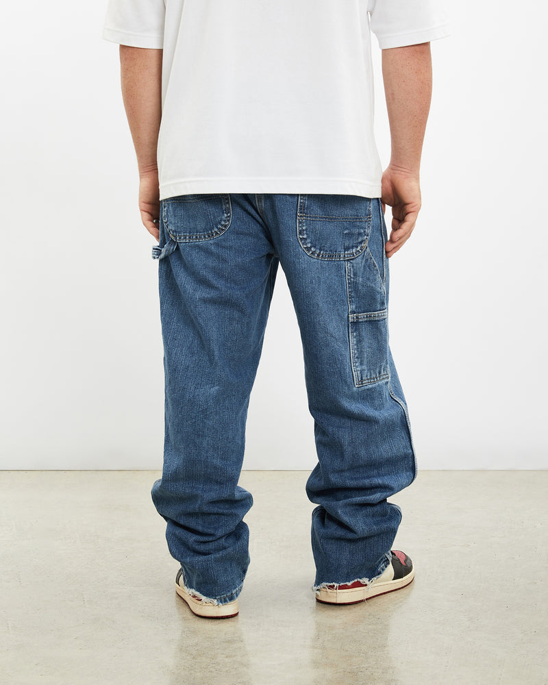 Vintage Dickies Denim Carpenter Pants <br>36" , The Real Deal , newtown, sydney, australia, thrift store, opshop, preloved, secondhand, sustainable, retro, antique, 70s, 80s, 90s, 2000s, 00s, fashion, clothing, streetwear, trendy, garment, style, boutique, store, shop, archive, sale, cheap, best, top