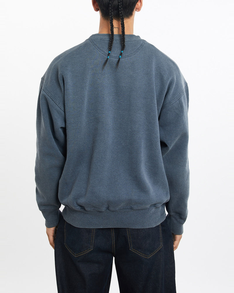 Vintage, 1998, University, of, Michigan, Rose, Bowl, Sweatshirt, The Real Deal, size large, colour Navy, newtown, sydney, australia, thrift store, opshop, preloved, secondhand, sustainable, retro, antique, 70s, 80s, 90s, 2000s, 00s, fashion, clothing, streetwear, trendy, garment, style, boutique, store, shop, archive, sale, cheap, best, top, Sweats and hoodies