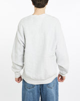 Vintage, 90s, Lee, Blank, Heavyweight, Sweatshirt, The Real Deal, size extra large, colour Grey, newtown, sydney, australia, thrift store, opshop, preloved, secondhand, sustainable, retro, antique, 70s, 80s, 90s, 2000s, 00s, fashion, clothing, streetwear, trendy, garment, style, boutique, store, shop, archive, sale, cheap, best, top, Sweats and hoodies