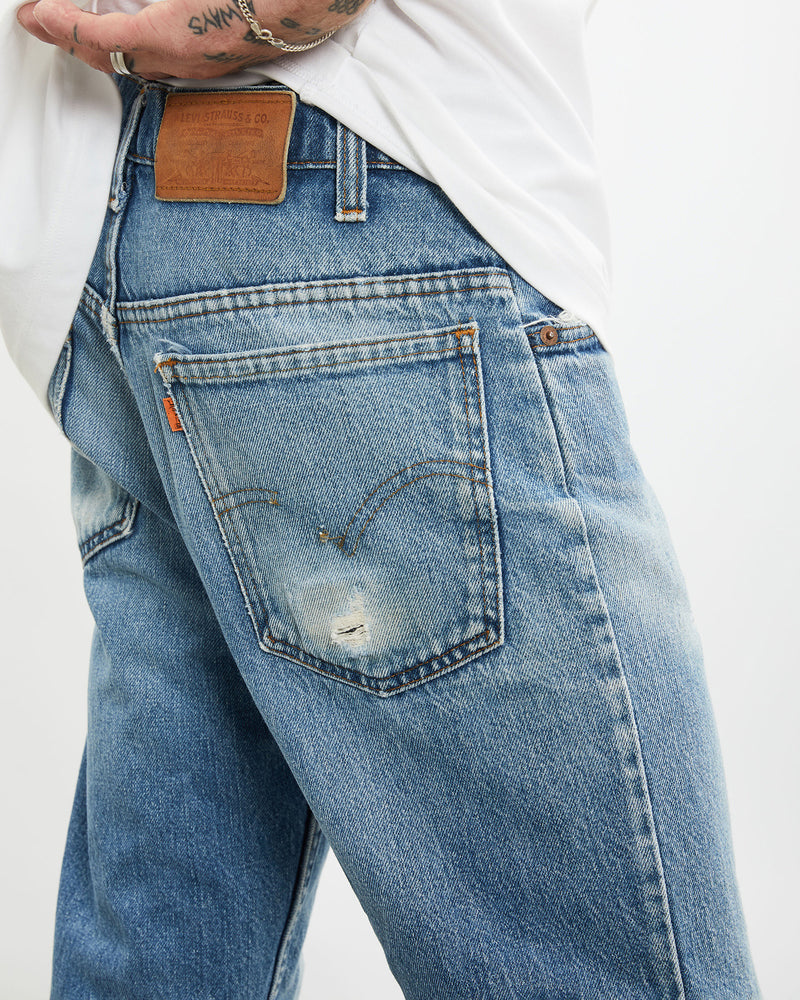 Vintage Levi's 'Orange Tab' Denim Jeans <br>31" , The Real Deal , newtown, sydney, australia, thrift store, opshop, preloved, secondhand, sustainable, retro, antique, 70s, 80s, 90s, 2000s, 00s, fashion, clothing, streetwear, trendy, garment, style, boutique, store, shop, archive, sale, cheap, best, top