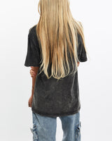 Vintage, 90s, NFL, Minnesota, Vikings, Acid, Wash, Tee, The Real Deal, size small, colour Black, newtown, sydney, australia, thrift store, opshop, preloved, secondhand, sustainable, retro, antique, 70s, 80s, 90s, 2000s, 00s, fashion, clothing, streetwear, trendy, garment, style, boutique, store, shop, archive, sale, cheap, best, top, T-Shirts