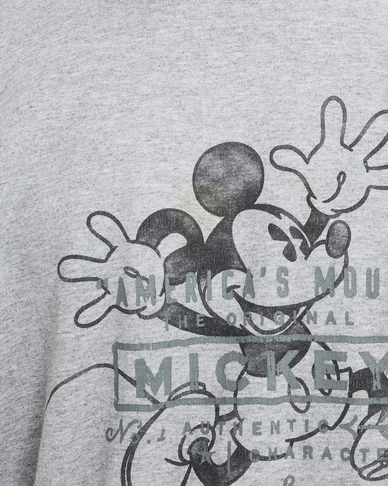 Vintage, 90s, Disney, Mickey, Mouse, Sweatshirt, The Real Deal, size extra large, colour Grey, newtown, sydney, australia, thrift store, opshop, preloved, secondhand, sustainable, retro, antique, 70s, 80s, 90s, 2000s, 00s, fashion, clothing, streetwear, trendy, garment, style, boutique, store, shop, archive, sale, cheap, best, top, Sweats and hoodies