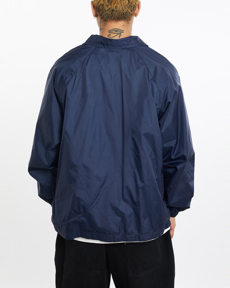 Vintage, 90s, Nike, Coaches, Jacket, The Real Deal, size extra large, colour Navy, newtown, sydney, australia, thrift store, opshop, preloved, secondhand, sustainable, retro, antique, 70s, 80s, 90s, 2000s, 00s, fashion, clothing, streetwear, trendy, garment, style, boutique, store, shop, archive, sale, cheap, best, top, Jackets