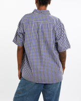 Vintage, Tommy, Hilfiger, Short, Sleeve, Button, Up, Shirt, The Real Deal, size medium, colour Black, newtown, sydney, australia, thrift store, opshop, preloved, secondhand, sustainable, retro, antique, 70s, 80s, 90s, 2000s, 00s, fashion, clothing, streetwear, trendy, garment, style, boutique, store, shop, archive, sale, cheap, best, top, Shirts