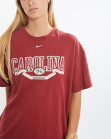 Vintage, Nike, University, of, Carolina, Football, Tee, The Real Deal, size medium, colour Red, newtown, sydney, australia, thrift store, opshop, preloved, secondhand, sustainable, retro, antique, 70s, 80s, 90s, 2000s, 00s, fashion, clothing, streetwear, trendy, garment, style, boutique, store, shop, archive, sale, cheap, best, top, T-Shirts