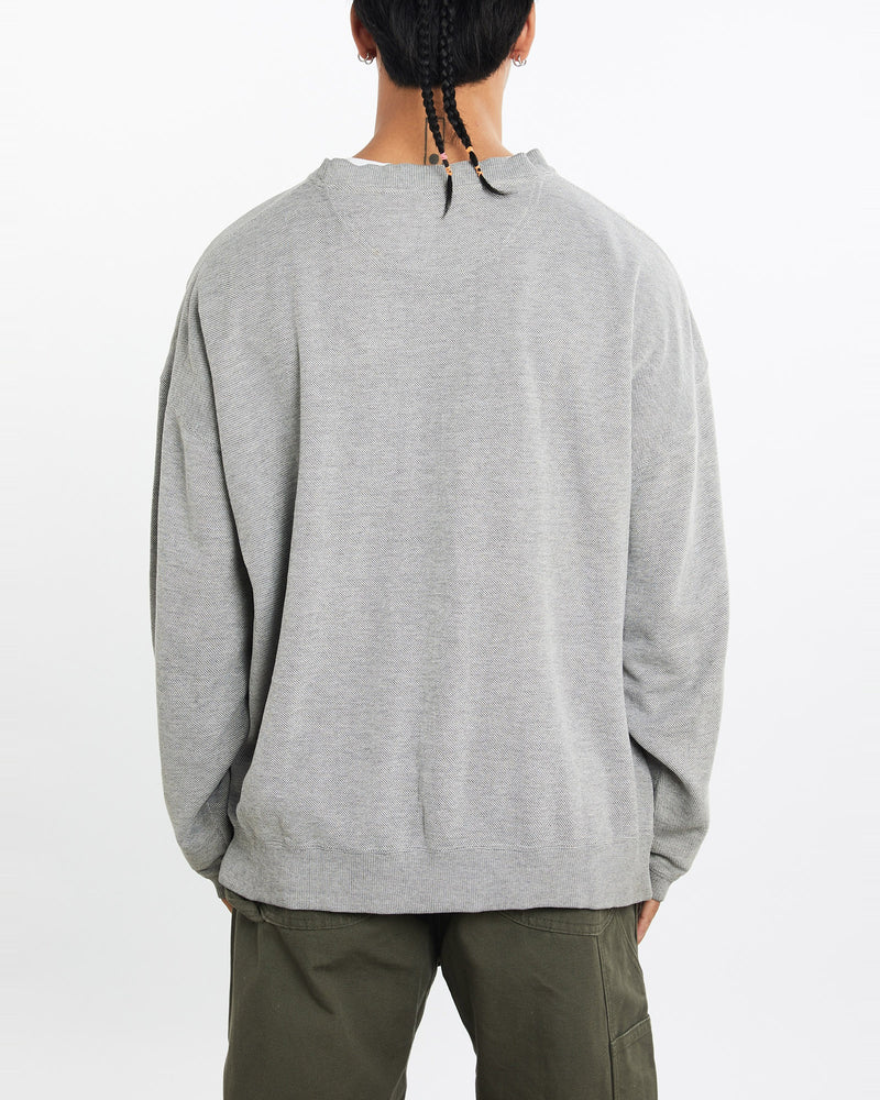 Vintage, 90s, University, of, Michigan, Sweatshirt, The Real Deal, size extra large, colour Grey, newtown, sydney, australia, thrift store, opshop, preloved, secondhand, sustainable, retro, antique, 70s, 80s, 90s, 2000s, 00s, fashion, clothing, streetwear, trendy, garment, style, boutique, store, shop, archive, sale, cheap, best, top, Sweats and hoodies