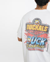 Vintage Duckals Racing Tee <br>XL , The Real Deal , newtown, sydney, australia, thrift store, opshop, preloved, secondhand, sustainable, retro, antique, 70s, 80s, 90s, 2000s, 00s, fashion, clothing, streetwear, trendy, garment, style, boutique, store, shop, archive, sale, cheap, best, top