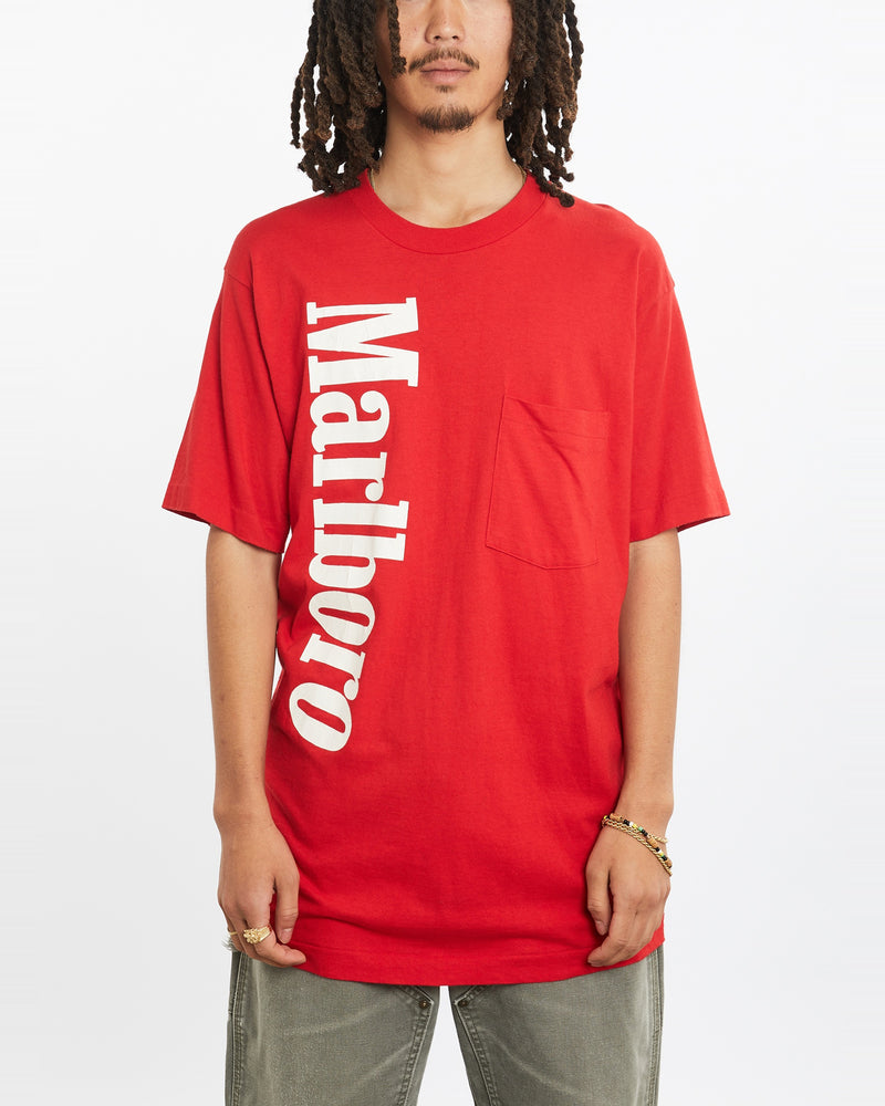 Vintage 90s Marlboro Cigarettes Tee <br>L , The Real Deal , newtown, sydney, australia, thrift store, opshop, preloved, secondhand, sustainable, retro, antique, 70s, 80s, 90s, 2000s, 00s, fashion, clothing, streetwear, trendy, garment, style, boutique, store, shop, archive, sale, cheap, best, top