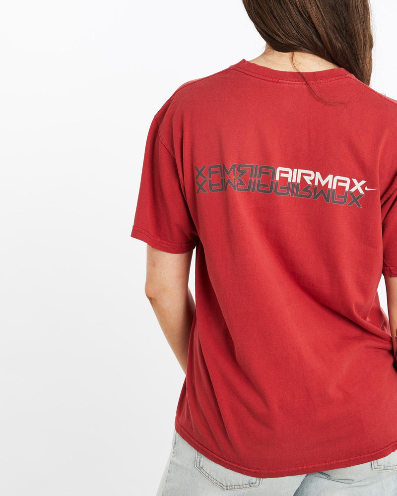 Vintage, Nike, Air, Max, Tee, The Real Deal, size medium, colour Red, newtown, sydney, australia, thrift store, opshop, preloved, secondhand, sustainable, retro, antique, 70s, 80s, 90s, 2000s, 00s, fashion, clothing, streetwear, trendy, garment, style, boutique, store, shop, archive, sale, cheap, best, top, T-Shirts