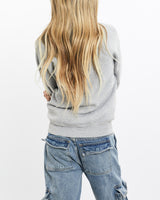 Vintage, 90s, NBA, Chicago, Bulls, Sweatshirt, The Real Deal, size double extra small, colour Grey, newtown, sydney, australia, thrift store, opshop, preloved, secondhand, sustainable, retro, antique, 70s, 80s, 90s, 2000s, 00s, fashion, clothing, streetwear, trendy, garment, style, boutique, store, shop, archive, sale, cheap, best, top, Sweats and hoodies