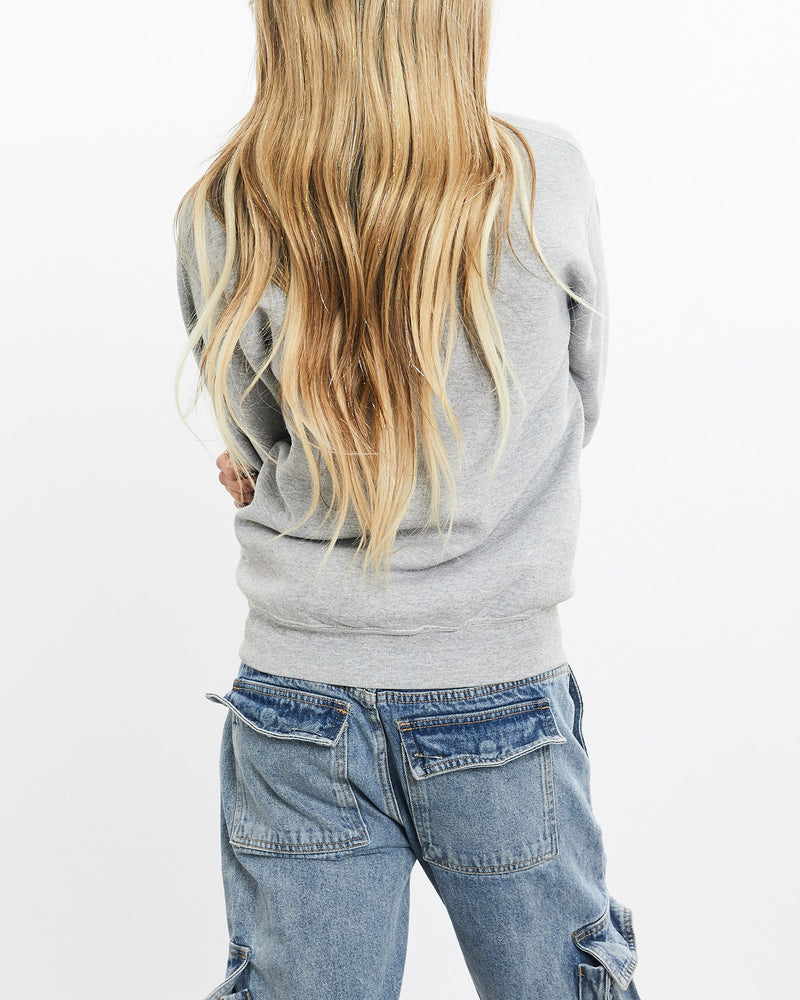 Vintage, 90s, NBA, Chicago, Bulls, Sweatshirt, The Real Deal, size double extra small, colour Grey, newtown, sydney, australia, thrift store, opshop, preloved, secondhand, sustainable, retro, antique, 70s, 80s, 90s, 2000s, 00s, fashion, clothing, streetwear, trendy, garment, style, boutique, store, shop, archive, sale, cheap, best, top, Sweats and hoodies