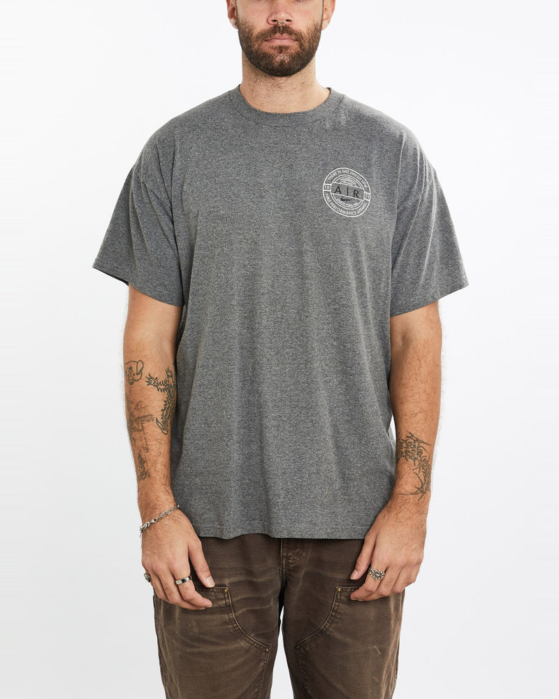 Vintage, Nike, Air, Tee, The Real Deal, size extra large, colour Grey, newtown, sydney, australia, thrift store, opshop, preloved, secondhand, sustainable, retro, antique, 70s, 80s, 90s, 2000s, 00s, fashion, clothing, streetwear, trendy, garment, style, boutique, store, shop, archive, sale, cheap, best, top, T-Shirts