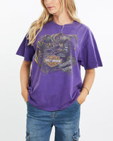 Vintage, Harley, Davidson, Tee, The Real Deal, size medium, colour Purple, newtown, sydney, australia, thrift store, opshop, preloved, secondhand, sustainable, retro, antique, 70s, 80s, 90s, 2000s, 00s, fashion, clothing, streetwear, trendy, garment, style, boutique, store, shop, archive, sale, cheap, best, top, T-Shirts