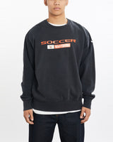 Vintage, Nike, Wartburg, Knights, Soccer, Sweatshirt, The Real Deal, size large, colour Black, newtown, sydney, australia, thrift store, opshop, preloved, secondhand, sustainable, retro, antique, 70s, 80s, 90s, 2000s, 00s, fashion, clothing, streetwear, trendy, garment, style, boutique, store, shop, archive, sale, cheap, best, top, Sweats and hoodies