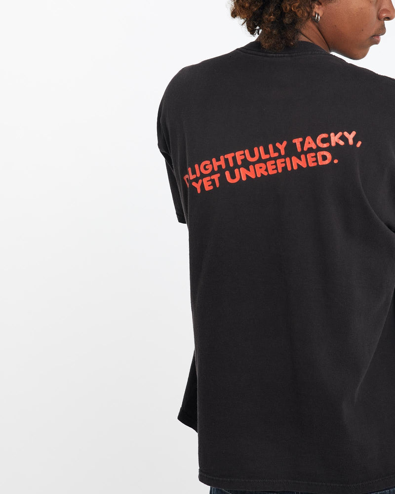 Vintage, 90s, Hooters, Las, Vegas, Tee, The Real Deal, size large, colour Black, newtown, sydney, australia, thrift store, opshop, preloved, secondhand, sustainable, retro, antique, 70s, 80s, 90s, 2000s, 00s, fashion, clothing, streetwear, trendy, garment, style, boutique, store, shop, archive, sale, cheap, best, top, T-Shirts