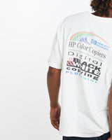 Vintage, Hewlett, Packard, Tech, Tee, The Real Deal, size large, colour White, newtown, sydney, australia, thrift store, opshop, preloved, secondhand, sustainable, retro, antique, 70s, 80s, 90s, 2000s, 00s, fashion, clothing, streetwear, trendy, garment, style, boutique, store, shop, archive, sale, cheap, best, top, T-Shirts