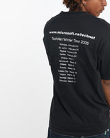 Vintage, 2005, Microsoft, TechNet, Tech, Tee, The Real Deal, size large, colour Black, newtown, sydney, australia, thrift store, opshop, preloved, secondhand, sustainable, retro, antique, 70s, 80s, 90s, 2000s, 00s, fashion, clothing, streetwear, trendy, garment, style, boutique, store, shop, archive, sale, cheap, best, top, T-Shirts