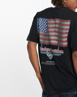 Vintage, 90s, Harley, Davidson, Cafe, Tee, The Real Deal, size large, colour Black, newtown, sydney, australia, thrift store, opshop, preloved, secondhand, sustainable, retro, antique, 70s, 80s, 90s, 2000s, 00s, fashion, clothing, streetwear, trendy, garment, style, boutique, store, shop, archive, sale, cheap, best, top, T-Shirts