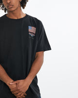 Vintage, 90s, Harley, Davidson, Cafe, Tee, The Real Deal, size large, colour Black, newtown, sydney, australia, thrift store, opshop, preloved, secondhand, sustainable, retro, antique, 70s, 80s, 90s, 2000s, 00s, fashion, clothing, streetwear, trendy, garment, style, boutique, store, shop, archive, sale, cheap, best, top, T-Shirts