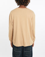 Vintage, 90s, Polo, Ralph, Lauren, Long, Sleeve, Tee, The Real Deal, size large, colour Beige, newtown, sydney, australia, thrift store, opshop, preloved, secondhand, sustainable, retro, antique, 70s, 80s, 90s, 2000s, 00s, fashion, clothing, streetwear, trendy, garment, style, boutique, store, shop, archive, sale, cheap, best, top, T-Shirts