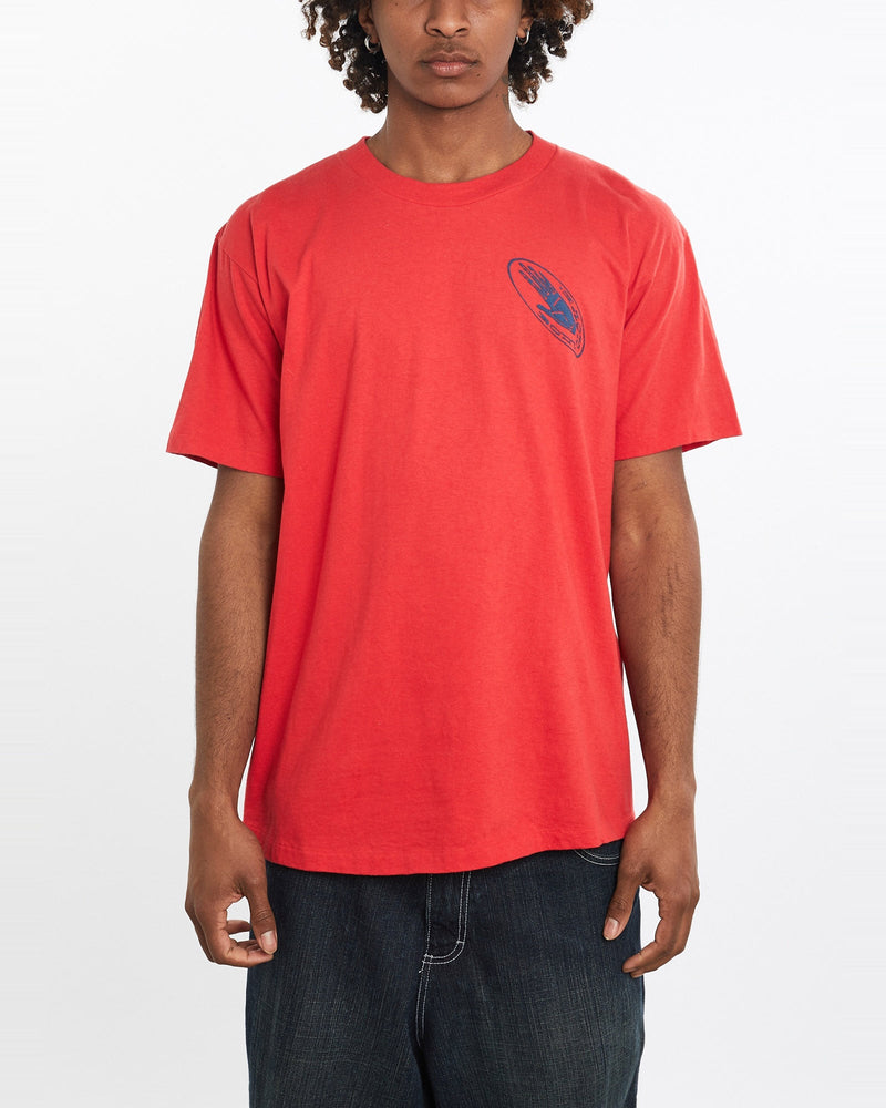 Vintage, 1991, Body, Glove, Tee, The Real Deal, size large, colour Red, newtown, sydney, australia, thrift store, opshop, preloved, secondhand, sustainable, retro, antique, 70s, 80s, 90s, 2000s, 00s, fashion, clothing, streetwear, trendy, garment, style, boutique, store, shop, archive, sale, cheap, best, top, T-Shirts