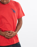 Vintage, 1991, Body, Glove, Tee, The Real Deal, size large, colour Red, newtown, sydney, australia, thrift store, opshop, preloved, secondhand, sustainable, retro, antique, 70s, 80s, 90s, 2000s, 00s, fashion, clothing, streetwear, trendy, garment, style, boutique, store, shop, archive, sale, cheap, best, top, T-Shirts