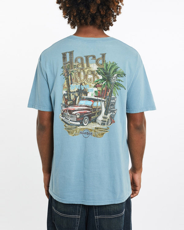 Vintage, Hard, Rock, Cafe, Spring, Break, Tee, The Real Deal, size large, colour Blue, newtown, sydney, australia, thrift store, opshop, preloved, secondhand, sustainable, retro, antique, 70s, 80s, 90s, 2000s, 00s, fashion, clothing, streetwear, trendy, garment, style, boutique, store, shop, archive, sale, cheap, best, top, T-Shirts