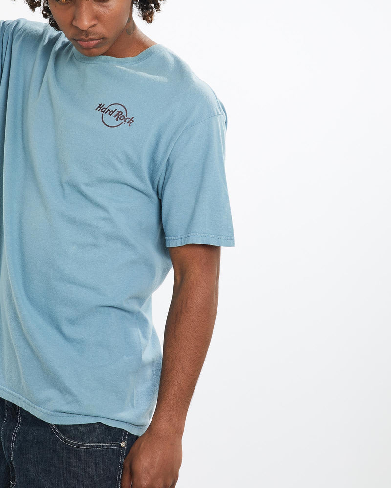 Vintage, Hard, Rock, Cafe, Spring, Break, Tee, The Real Deal, size large, colour Blue, newtown, sydney, australia, thrift store, opshop, preloved, secondhand, sustainable, retro, antique, 70s, 80s, 90s, 2000s, 00s, fashion, clothing, streetwear, trendy, garment, style, boutique, store, shop, archive, sale, cheap, best, top, T-Shirts