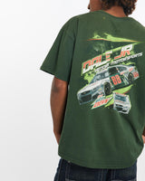 Vintage, Dale, Jr., Mountain, Dew, NASCAR, Tee, The Real Deal, size large, colour Green, newtown, sydney, australia, thrift store, opshop, preloved, secondhand, sustainable, retro, antique, 70s, 80s, 90s, 2000s, 00s, fashion, clothing, streetwear, trendy, garment, style, boutique, store, shop, archive, sale, cheap, best, top, T-Shirts
