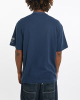 Vintage, Harley, Davidson, Henley, Tee, The Real Deal, size large, colour Blue, newtown, sydney, australia, thrift store, opshop, preloved, secondhand, sustainable, retro, antique, 70s, 80s, 90s, 2000s, 00s, fashion, clothing, streetwear, trendy, garment, style, boutique, store, shop, archive, sale, cheap, best, top, T-Shirts