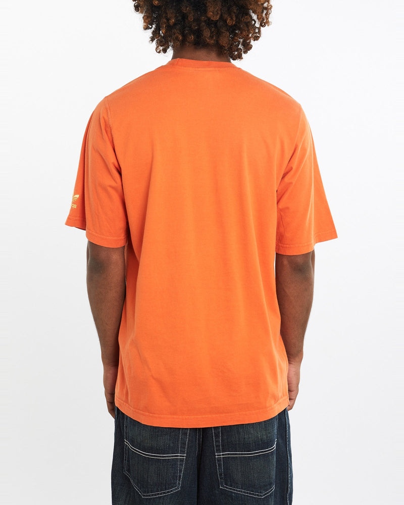 Vintage, 90s, Adidas, Tee, The Real Deal, size large, colour Orange, newtown, sydney, australia, thrift store, opshop, preloved, secondhand, sustainable, retro, antique, 70s, 80s, 90s, 2000s, 00s, fashion, clothing, streetwear, trendy, garment, style, boutique, store, shop, archive, sale, cheap, best, top, T-Shirts
