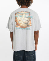 Vintage, Harley, Davidson, Grand, Cayman, Tee, The Real Deal, size large, colour Grey, newtown, sydney, australia, thrift store, opshop, preloved, secondhand, sustainable, retro, antique, 70s, 80s, 90s, 2000s, 00s, fashion, clothing, streetwear, trendy, garment, style, boutique, store, shop, archive, sale, cheap, best, top, T-Shirts