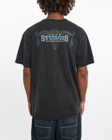 Vintage, 1998, Harley, Davidson, Tee, The Real Deal, size large, colour Black, newtown, sydney, australia, thrift store, opshop, preloved, secondhand, sustainable, retro, antique, 70s, 80s, 90s, 2000s, 00s, fashion, clothing, streetwear, trendy, garment, style, boutique, store, shop, archive, sale, cheap, best, top, T-Shirts