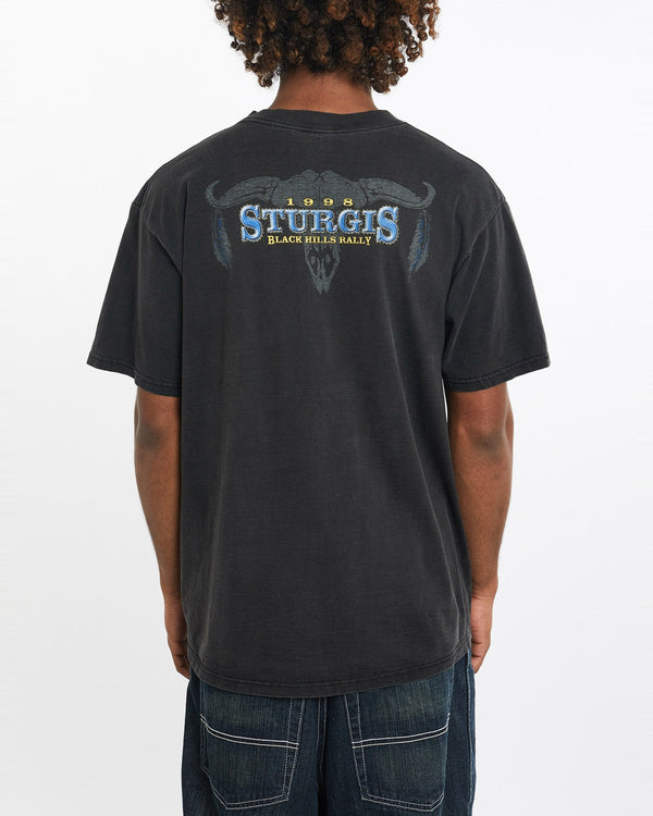 Vintage, 1998, Harley, Davidson, Tee, The Real Deal, size large, colour Black, newtown, sydney, australia, thrift store, opshop, preloved, secondhand, sustainable, retro, antique, 70s, 80s, 90s, 2000s, 00s, fashion, clothing, streetwear, trendy, garment, style, boutique, store, shop, archive, sale, cheap, best, top, T-Shirts