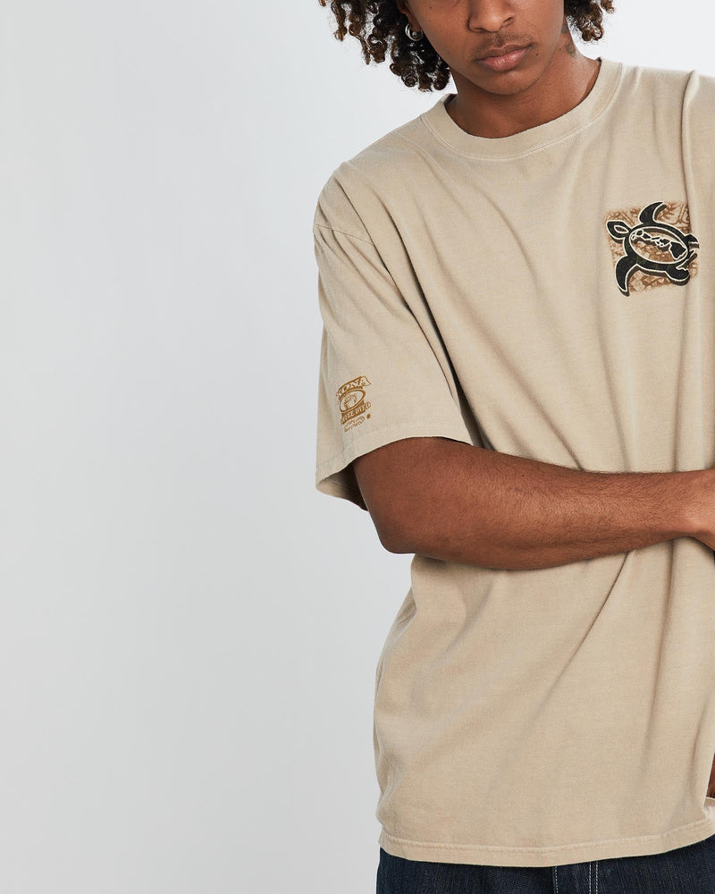 Vintage, Hawaii, Tee, The Real Deal, size large, colour Beige, newtown, sydney, australia, thrift store, opshop, preloved, secondhand, sustainable, retro, antique, 70s, 80s, 90s, 2000s, 00s, fashion, clothing, streetwear, trendy, garment, style, boutique, store, shop, archive, sale, cheap, best, top, T-Shirts