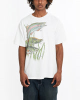 Vintage, 90s, Woolrich, Wildlife, Tee, The Real Deal, size large, colour White, newtown, sydney, australia, thrift store, opshop, preloved, secondhand, sustainable, retro, antique, 70s, 80s, 90s, 2000s, 00s, fashion, clothing, streetwear, trendy, garment, style, boutique, store, shop, archive, sale, cheap, best, top, T-Shirts