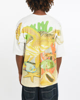 Vintage, 90s, Sea, Turtle, All, Over, Print, Tee, The Real Deal, size large, colour Multicolour, newtown, sydney, australia, thrift store, opshop, preloved, secondhand, sustainable, retro, antique, 70s, 80s, 90s, 2000s, 00s, fashion, clothing, streetwear, trendy, garment, style, boutique, store, shop, archive, sale, cheap, best, top, T-Shirts