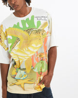 Vintage, 90s, Sea, Turtle, All, Over, Print, Tee, The Real Deal, size large, colour Multicolour, newtown, sydney, australia, thrift store, opshop, preloved, secondhand, sustainable, retro, antique, 70s, 80s, 90s, 2000s, 00s, fashion, clothing, streetwear, trendy, garment, style, boutique, store, shop, archive, sale, cheap, best, top, T-Shirts
